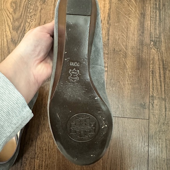 Tory Burch Soho “Chelsea” Suede Wedges - Picture 2 of 3